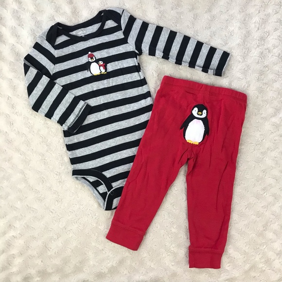 carter's penguin outfit
